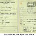 1929_Wagner, Dave 9th grade